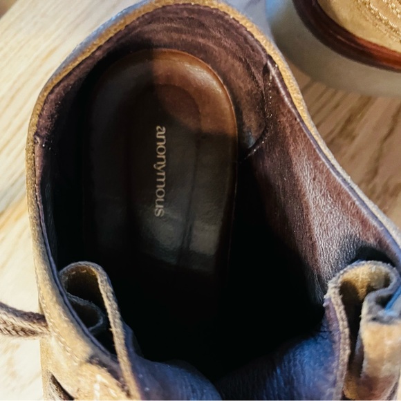 Chez flat platform. US 8.5, EU 39. Anonymous Copenhagen. Heel height: 1.18”. - Picture 6 of 6